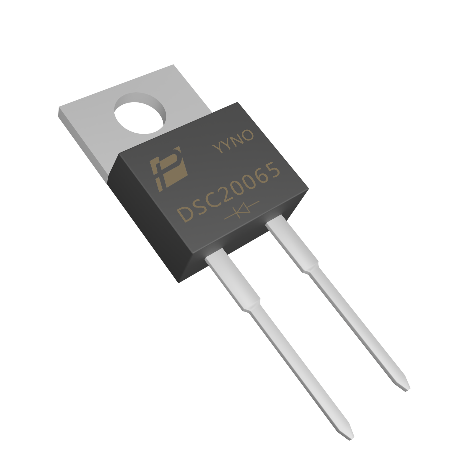 Original POWERSi DSC20065 product reference with two leads, mounting hole and unchanged markings.